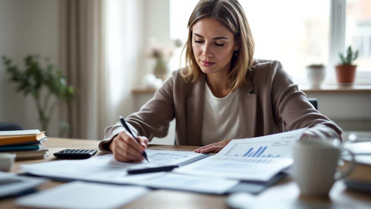 An owner reviewing cash reserves and a working capital plan