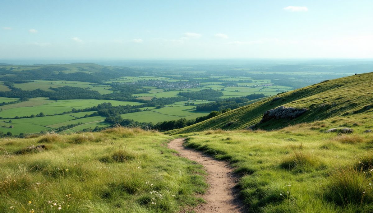 A trail reaching a vantage point over an open valley representing deciding whether semi-absentee ownership fits